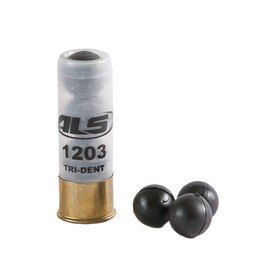 ALS 12 Gauge Tri-Dent Round contains three .69 caliber rubber balls